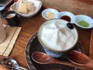 森林ノ牧場のジャージー牛乳を使ったスペシャルソフトクリームセット♪味変しながら楽しむ和スイーツ
