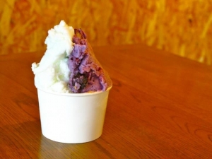 イルカの島「御蔵島」でご夫婦が営むローカルな商店のほんわかジェラート！