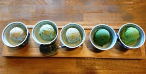 茶フェ ちゃきち「利きジェラート5点盛り」