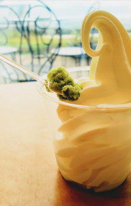 生わさびのソフトクリーム