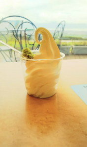 生わさびのソフトクリーム