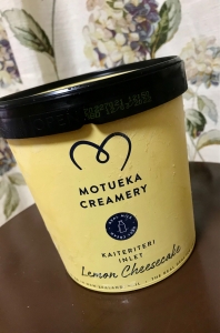 ニュージーランド発！Motueka Creamery（モトゥエカ・クリーマリー）のレモンチーズケーキアイス