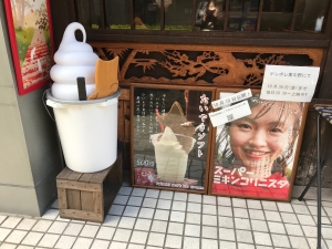 インパクト大！熱々＆ひんやりスイーツ！たい焼きソフトクリーム