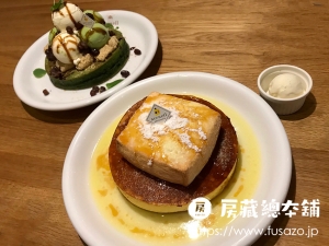カフェアクイーユ パンケーキ